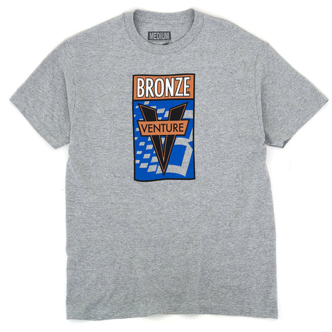 Venture Truck x Bronze Awake S/S Tee Heather Grey