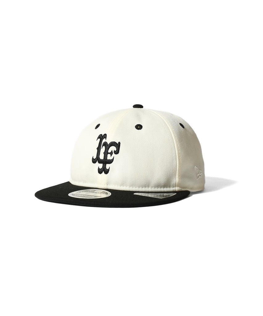 Lafayette × New Era LF Logo Retro Crown 9Fifty Cap Ivory/Black