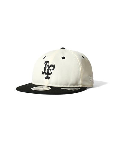 Lafayette × New Era LF Logo Retro Crown 9Fifty Cap Ivory/Black