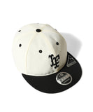 Lafayette × New Era LF Logo Retro Crown 9Fifty Cap Ivory/Black