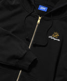 Lafayette Gold L Logo Zip Hoodie Black