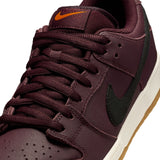 Nike SB Dunk Low Pro ISO IO2304-600 Burgundy Crush/Black (In Store Pickup Only)