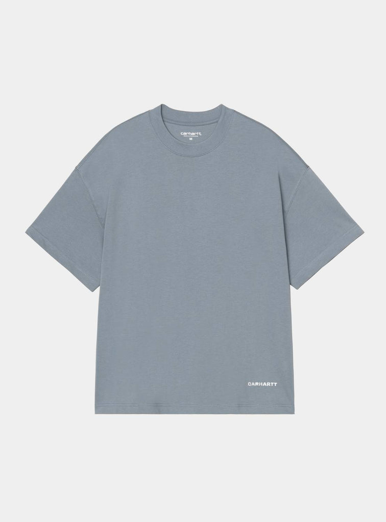 Carhartt WIP Link Script S/S Tee Velvet Blue/White