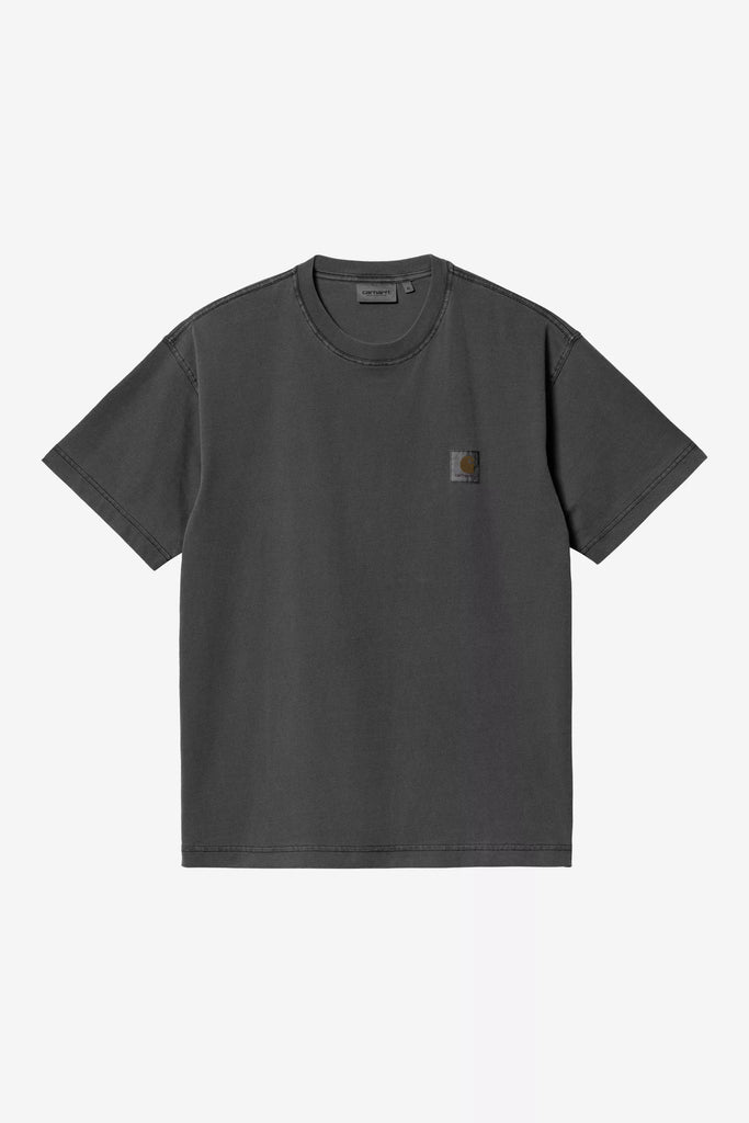 Carhartt WIP Nelson S/S Tee Black, Garment Dyed