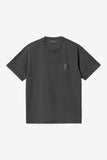 Carhartt WIP Nelson S/S Tee Black, Garment Dyed