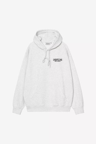 Carhartt WIP Hooded Sean Hamilton Sweatshirt Ash Heather