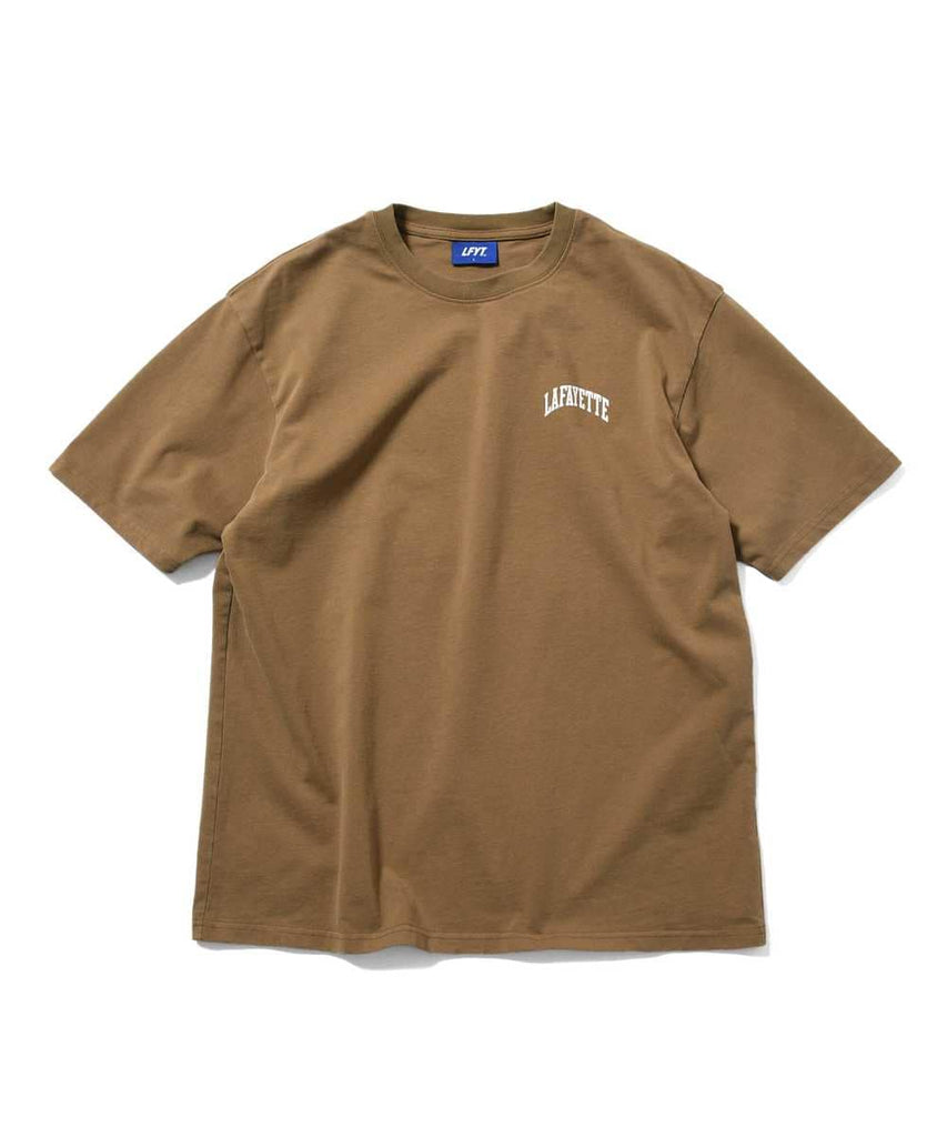 Lafayette Arch Logo Washed S/S Tee Brown