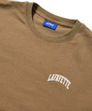 Lafayette Arch Logo Washed S/S Tee Brown