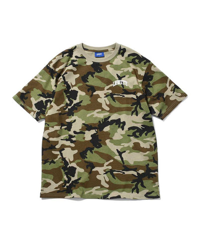Lafayette Arch Logo Washed S/S Tee Woodland Camouflage