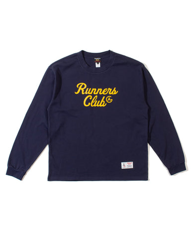 Acapulco Gold JAPAN 8.2oz Runners Club L/S Tee / Relaxed Fit (Navy)