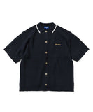 Lafayette Raven Pattern Summer Knit S/S Shirt Navy