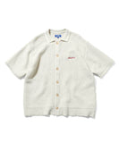 Lafayette Raven Pattern Summer Knit S/S Shirt Ivory