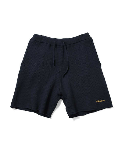 Lafayette Raven Pattern Summer Knit Shorts Navy