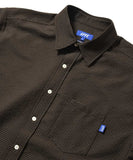 Lafayette Seersucker L/S Big Shirt Brown