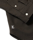 Lafayette Seersucker L/S Big Shirt Brown