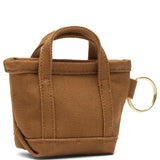 Carhartt WIP Mini Tote Bag Keychain Hamilton Brown