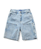 Lafayette Double Knee Denim Painter Shorts Light Blue