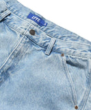 Lafayette Double Knee Denim Painter Shorts Light Blue
