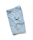 Lafayette Double Knee Denim Painter Shorts Light Blue