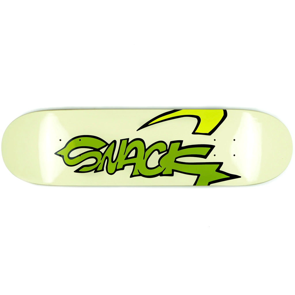 Snack Skateboards Stroke Cream Deck 8.25” With Grip Tape (In Store Pickup Only)