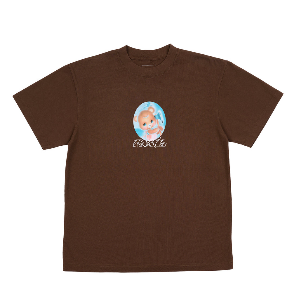 April Skateboards Bear S/S Tee Brown