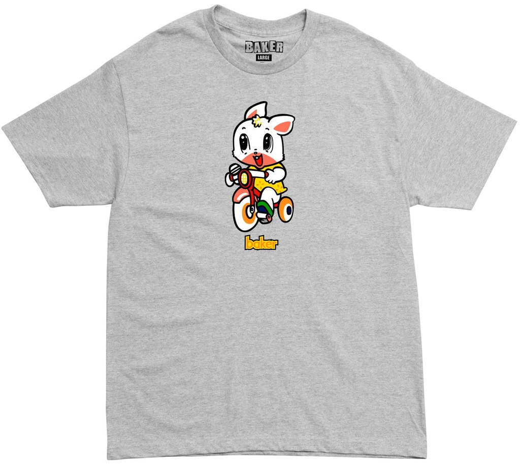 Baker Bunny S/S Tee Heather Grey