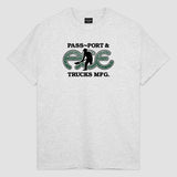Ace Trucks x Pass Port Hammertone S/S Tee Ash