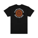 Thrasher x Spitfire Classic Swirl S/S Tee Black