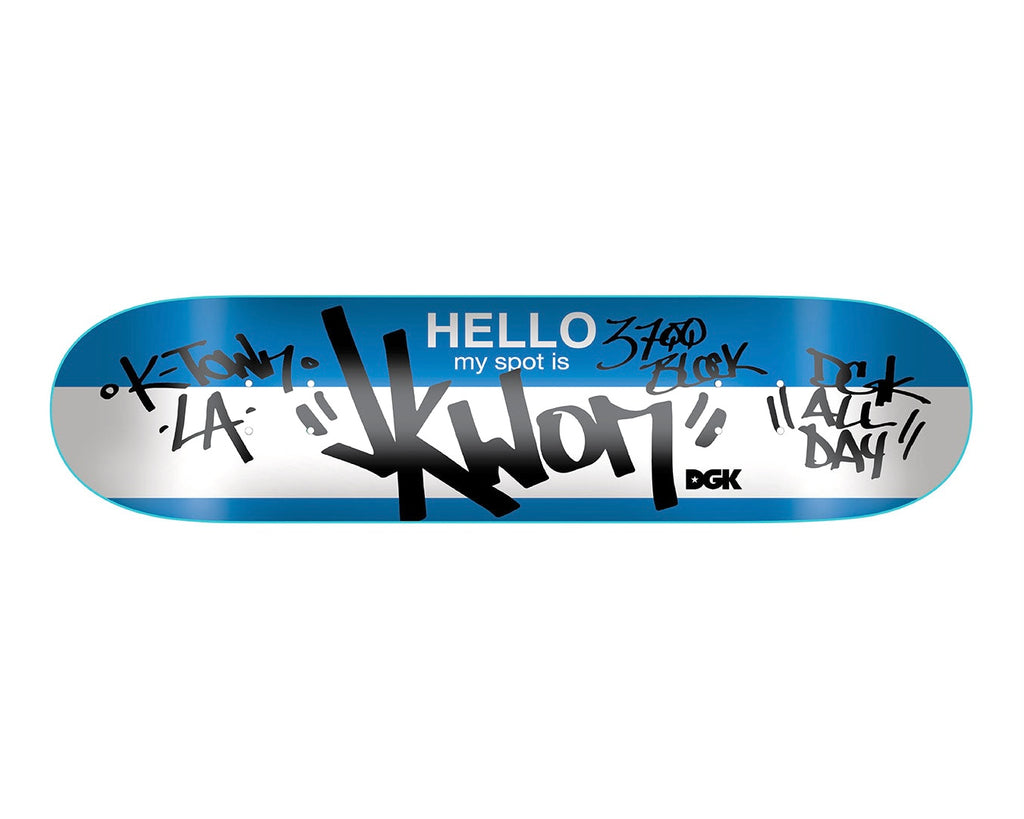 DGK My Spot Is Jkwon Deck 8.25” With Grip Tape (In Store Pickup Only)