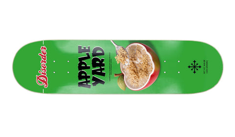 Disorder Skateboards Appleyard Apple Jacks Deck 8.25” With Grip Tape (In Store Pickup Only)