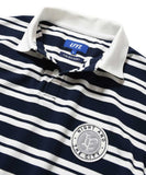 Lafayette Athleisure Striped S/S Polo Shirt Navy
