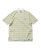 Lafayette Athleisure Striped S/S Polo Shirt Green