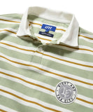 Lafayette Athleisure Striped S/S Polo Shirt Green