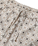 Lafayette Arabesque Pattern Easy Shorts White