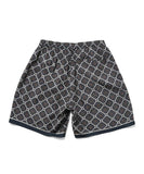 Lafayette Arabesque Pattern Easy Shorts Navy