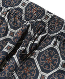 Lafayette Arabesque Pattern Easy Shorts Navy