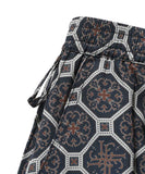 Lafayette Arabesque Pattern Easy Shorts Navy