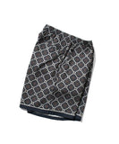 Lafayette Arabesque Pattern Easy Shorts Navy