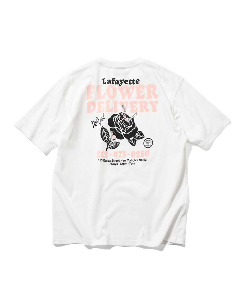 Lafayette Flower Delivery S/S Tee White