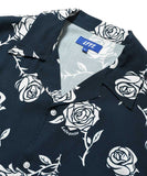 Lafayette Rose Open Collar S/S Shirt Navy