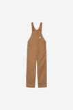 Carhartt WIP Bib Overall Hamilton Brown, Rinsed