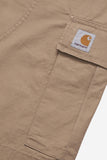 Carhartt WIP Regular Cargo Short Leather, Rinsed