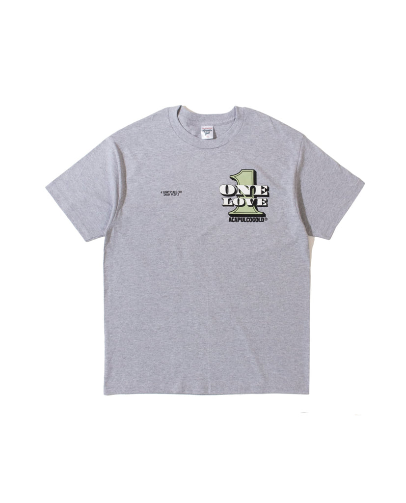 Acapulco Gold JAPAN One Love S/S Tee Heather Grey
