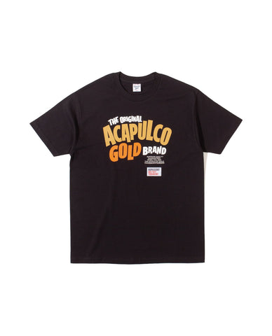 Acapulco Gold JAPAN Unstoppable Logo S/S Tee Black