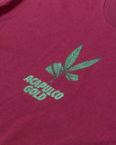 Acapulco Gold JAPAN Give Peace A Chance S/S Tee Burgundy