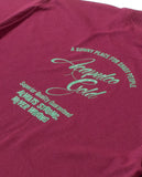 Acapulco Gold JAPAN Give Peace A Chance S/S Tee Burgundy