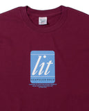 Acapulco Gold JAPAN Lit Up S/S Tee Burgundy
