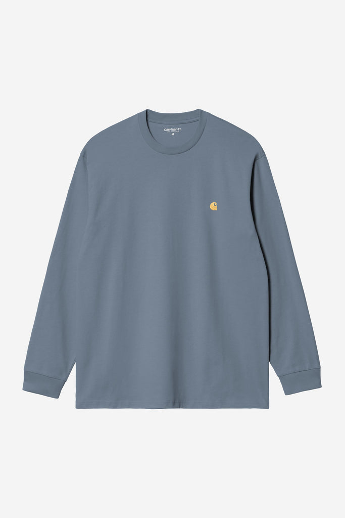 Carhartt WIP Chase L/S Tee Icesheet/Gold