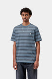 Carhartt WIP Bronson S/S Tee  Bronson Stripe, Icesheet