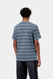 Carhartt WIP Bronson S/S Tee  Bronson Stripe, Icesheet